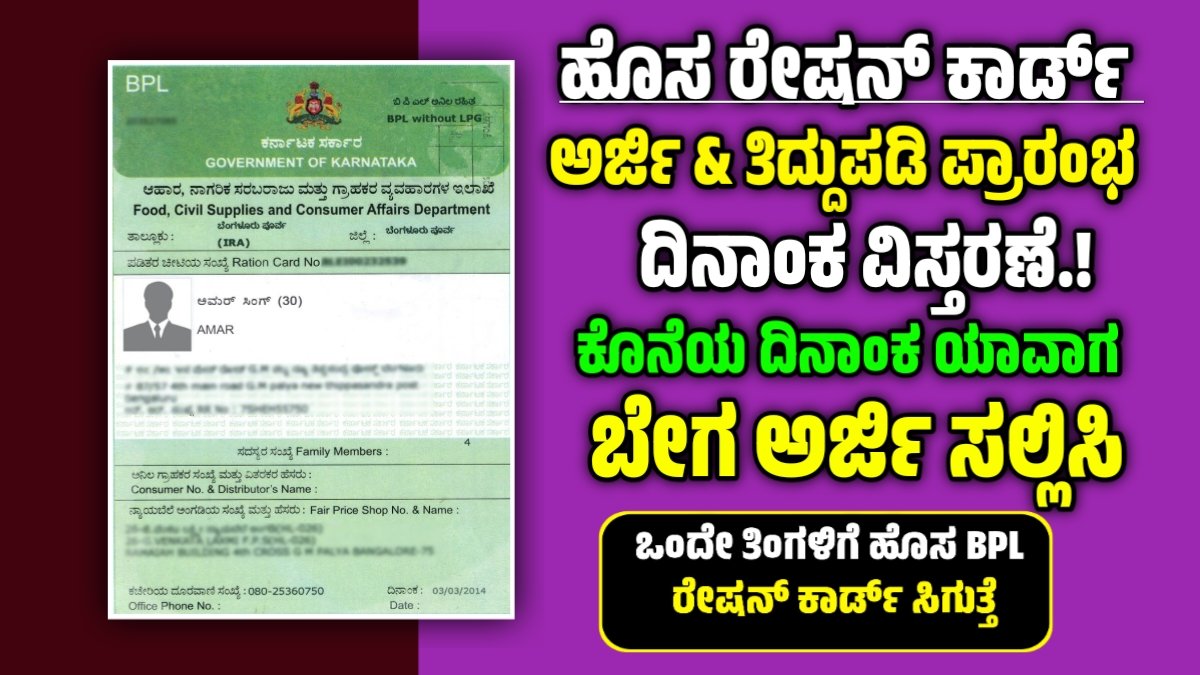 New Ration Application
